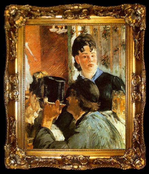 framed  Edouard Manet The Waitress, ta009-2